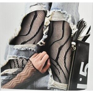 Ladies Fishnet Tights Socks - Black Fishnet Pantyhose Clothing Hosiery Tights